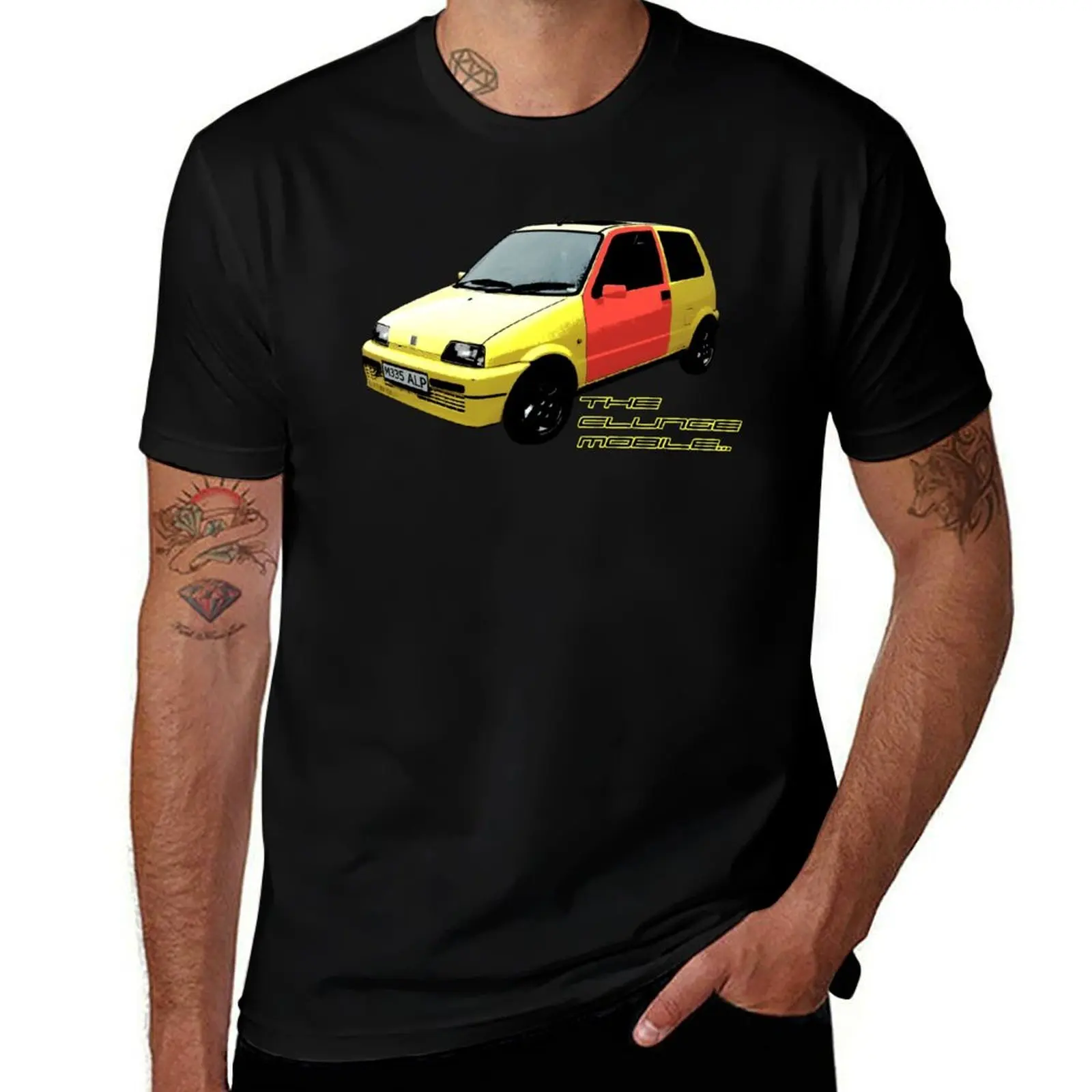 The Clungemobile - The Inbetweeners [Single Print With Text] T-Shirt Standard Fit Solid Tee Shirt T-Shirt