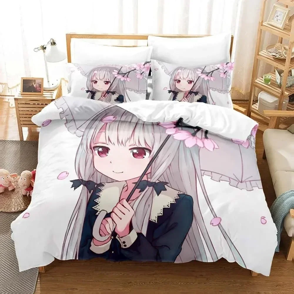 Ms. Vampire Who Lives in My Neighborhood Bedding Set Single Twin Full Queen King Size Bed Set Adult Kid Bedroom Duvetcover Sets