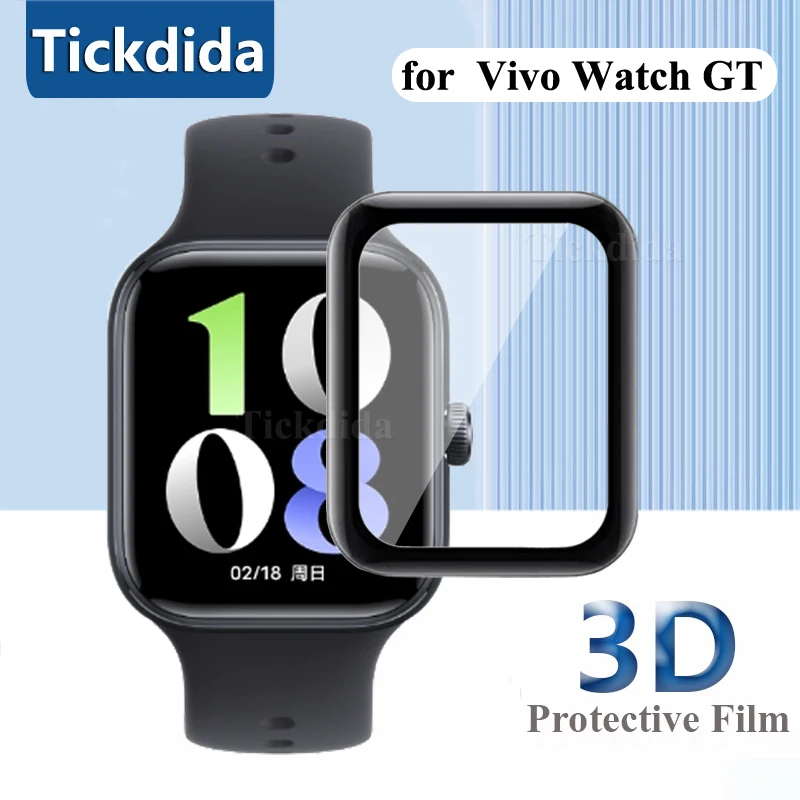 Película protectora de vidrio templado suave para Vivo Watch GT, carcasa protectora de pantalla, accesorios