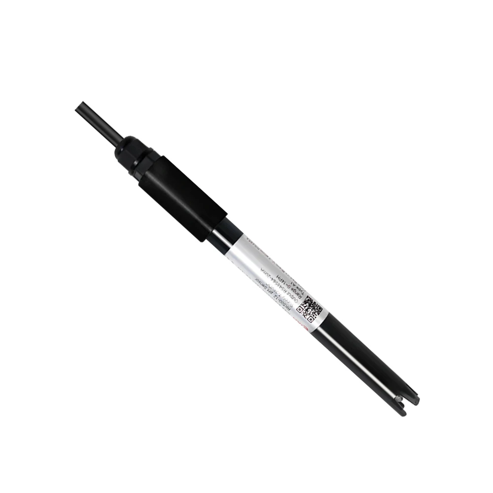 500-12A Sanitary 0-14pH Sensor 0.05 Accuracy Temperature Compensation PC+ABS Housing Food Beverage Quality Control OEM ODM