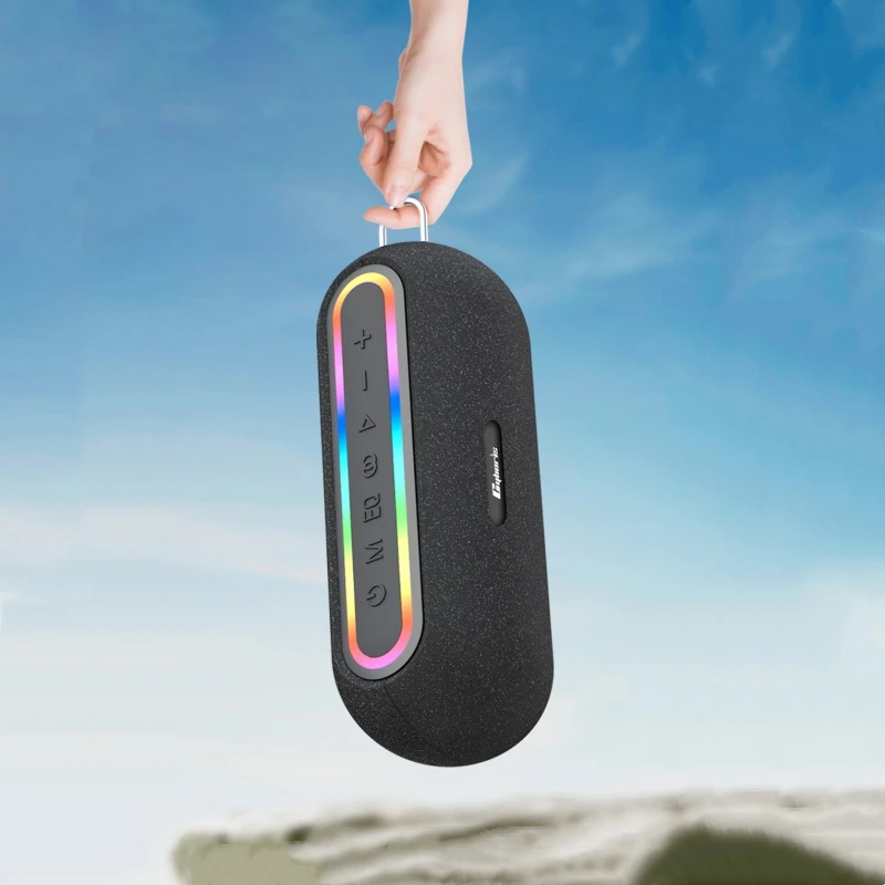 

Top Selling 60Watt BT 5.3 RGB Light Speakers Outdoor Sports Portable Heavy Subwoofer TWS Wireless Stereo Music Caixa De Som