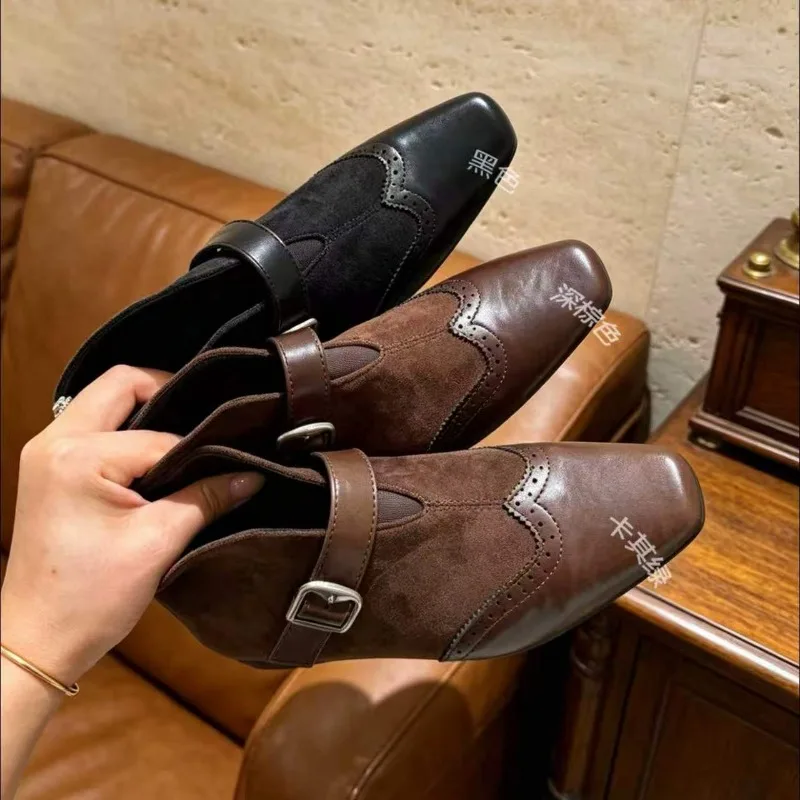 New Style Women's Short Boots with Built-in Height, Comfortable and Anti-slip, with A Soft Surface Design