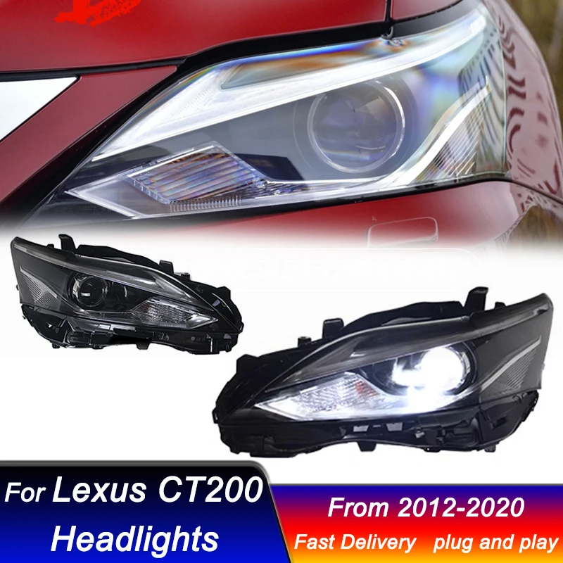 

Car Led Headlights For LEXUS CT200 2012-2020 Upgraded new style Head Lamp Upgrade DRL Dynamic Signal Lamp Front light Assembly