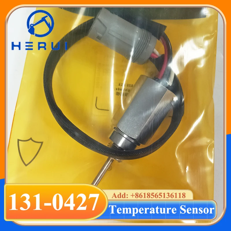 Temperature Sensor 131-0427 1310427 for 938F 988H 950G Wheel Loader Construction Machinery Parts