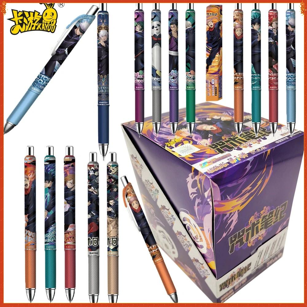 

New Genuine KAYOU Jujutsu Kaisen Gel Pen Blind Box High Quality Material Durable and Not Easily Deformed Ballpoint Pen Fun Gifts