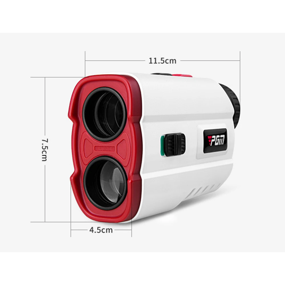 PGM Golf Laser Rangefinder Measures Distance Telescope Electronic Rechargeable Eyepiece Focusing JQ015