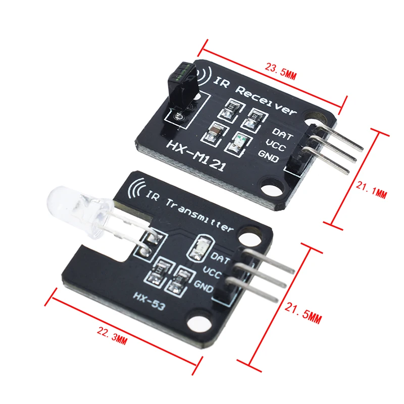 1set/lot Ir Infrared Transmitter Module Ir Digital 38khz Infrared Receiver Sensor Module For Arduino Electronic Building Block