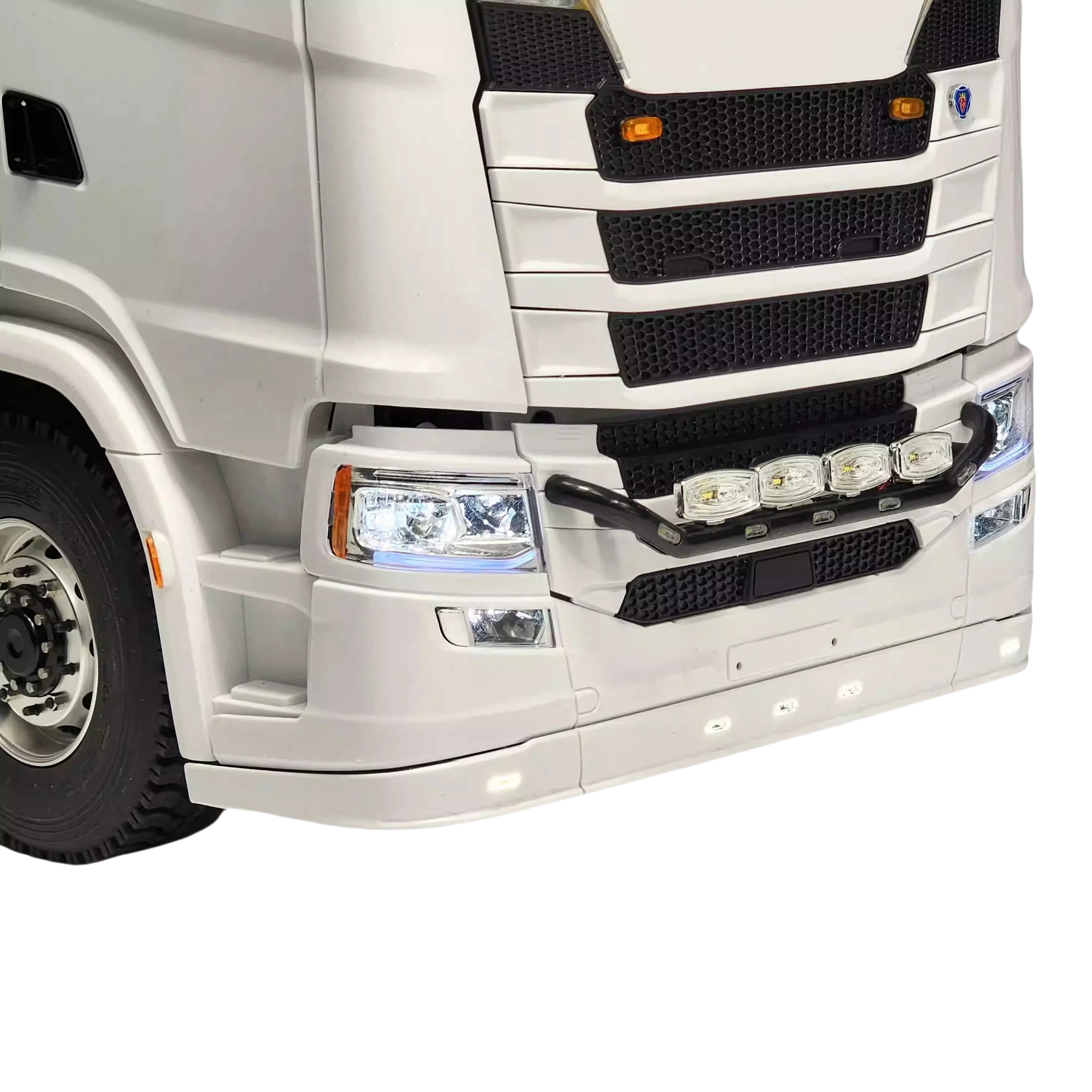 770S Mento Led Lightiing Paraurti Lampada Circostante Per 1/14 Scania Tamiya RC 770S Romote Control Modello di Camion Accessori