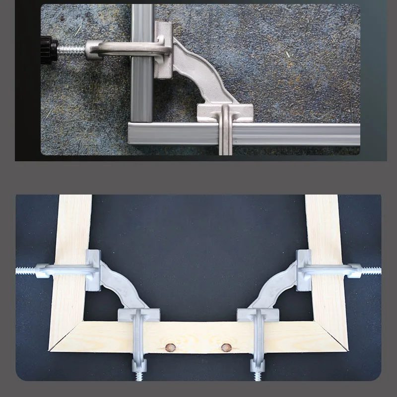 1pc 90 Degree Angle Clamp Fixer Woodworking Clamp Aluminum Alloy Angle Welding Multifunctional Hand Tools Carpentry Accessories