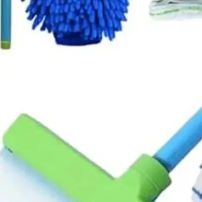 Silicone Squeegee Kit Streak Free Cleaning Tool For Glass Mirror Shower Door Car Windshield Home Washing Supplies Set