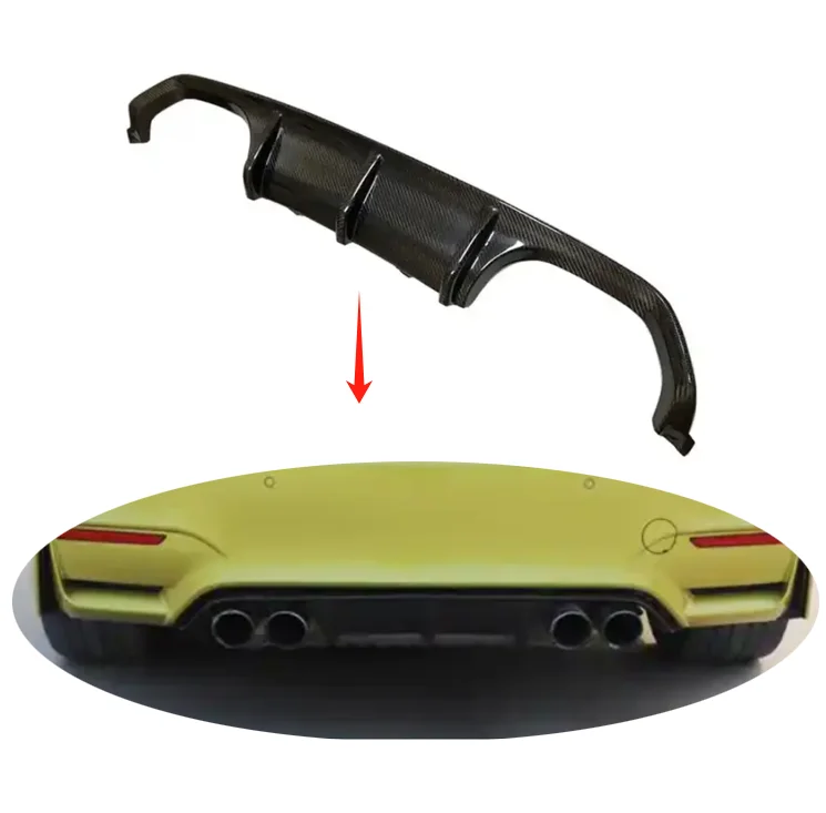 

XDS Carbon Fiber Rear Diffuser For M3 M4 F80 F82 F83 MP Style Rear Diffuser Lip For Classic Auto Part