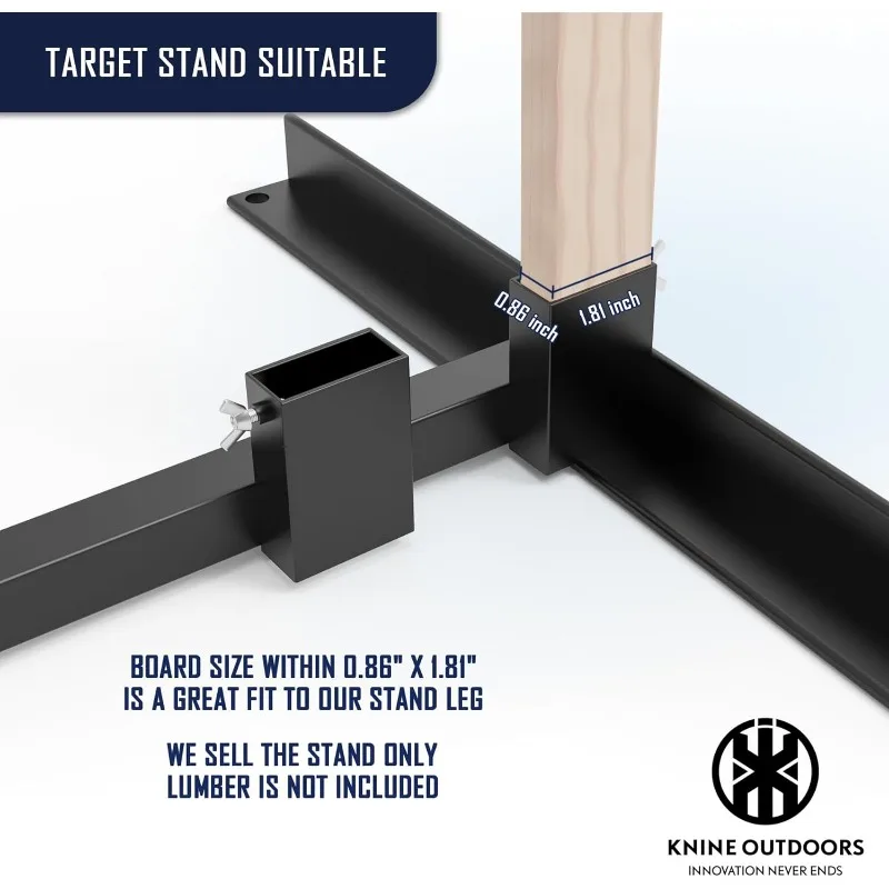 Shooting Target Stand for Outdoors, Durable Paper Target Holder with Stable Adjustable Base for Paper Shooting