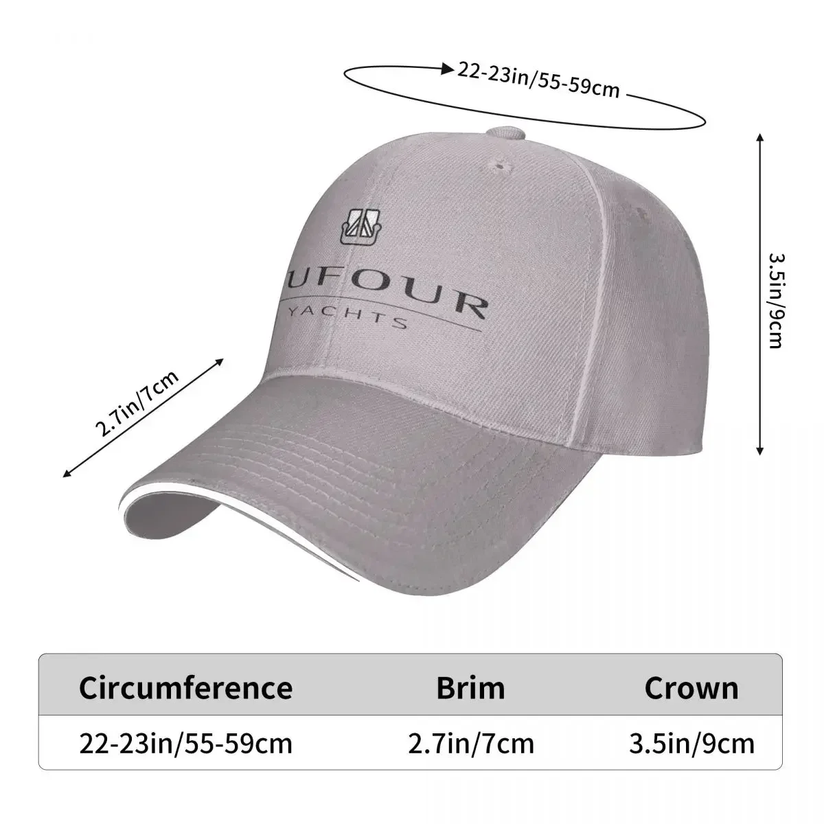 Dufour Yacht Baseball Caps Snapback Men Women Hats Outdoor Adjustable Casual Cap Hip Hop Baseball Hat Polychromatic Customizable