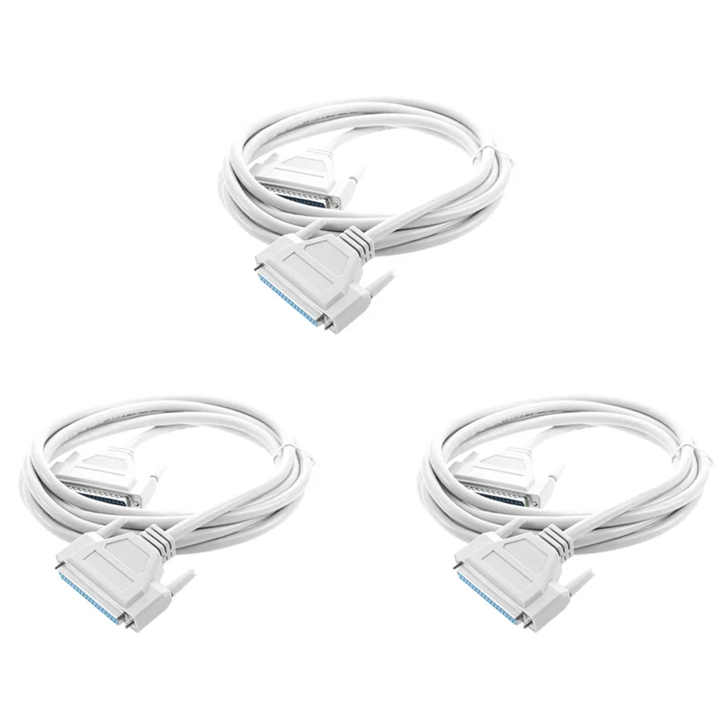 3X 3 metros 37 pines macho a hembra DB37 Cable de extensión gris blanco-Y41A