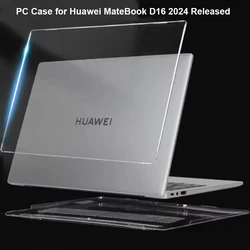 Huawei Matebook için MCLG-X vaka D16 2024 16 inç modeli MCLF-X MCLG-16 MCLEF-X kristal ve mat PC kapak dizüstü koruyucu kabuk