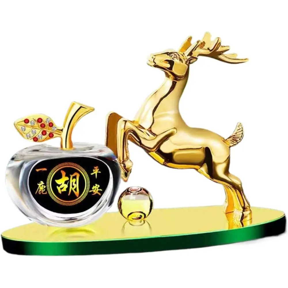 

Luxury Car Interior Ornament - Safe Travel Deer Dashboard Decor for Men, 2024 New Model