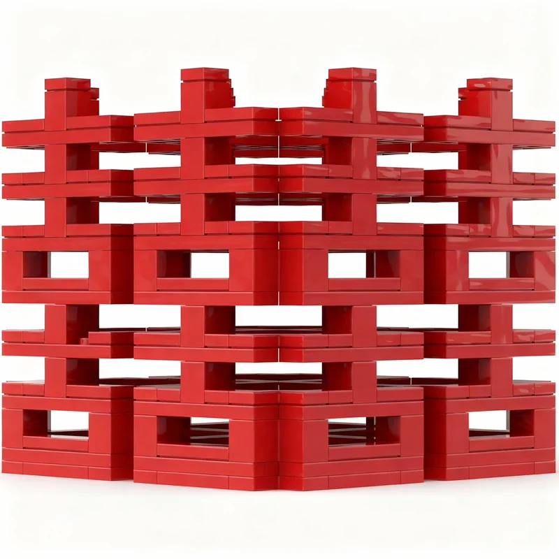 

435pcs MOC Chinese Character SMALL 12 Happiness Container Traditional Festivals Model Building Blocks Architecture Toys Creative