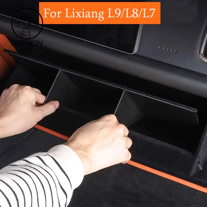 

For Lixiang L9 L8 L7 2024 2023 Co-driver Glove Box Storage Partition TANK Sundry Storage Box Interior Modification Accessories