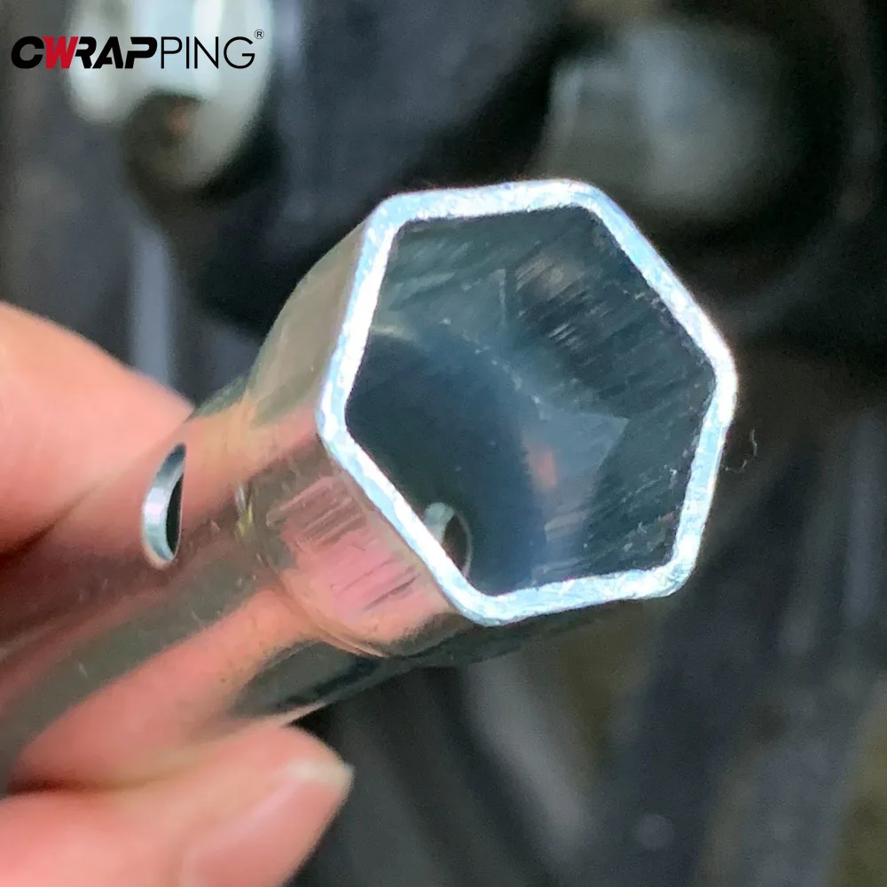 Car Repair Hex Socket Head 6/10pcs Deep Socket Square Hole Ratchet with Telescopic Rod Wrench Tool Suitable for Multiple Models