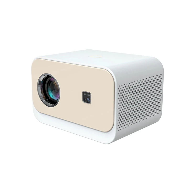 

Smart Projector Electric Focusing White Wifi Projector 1080P HD Portable Home Theater And Office Cinema Projector EU Plug