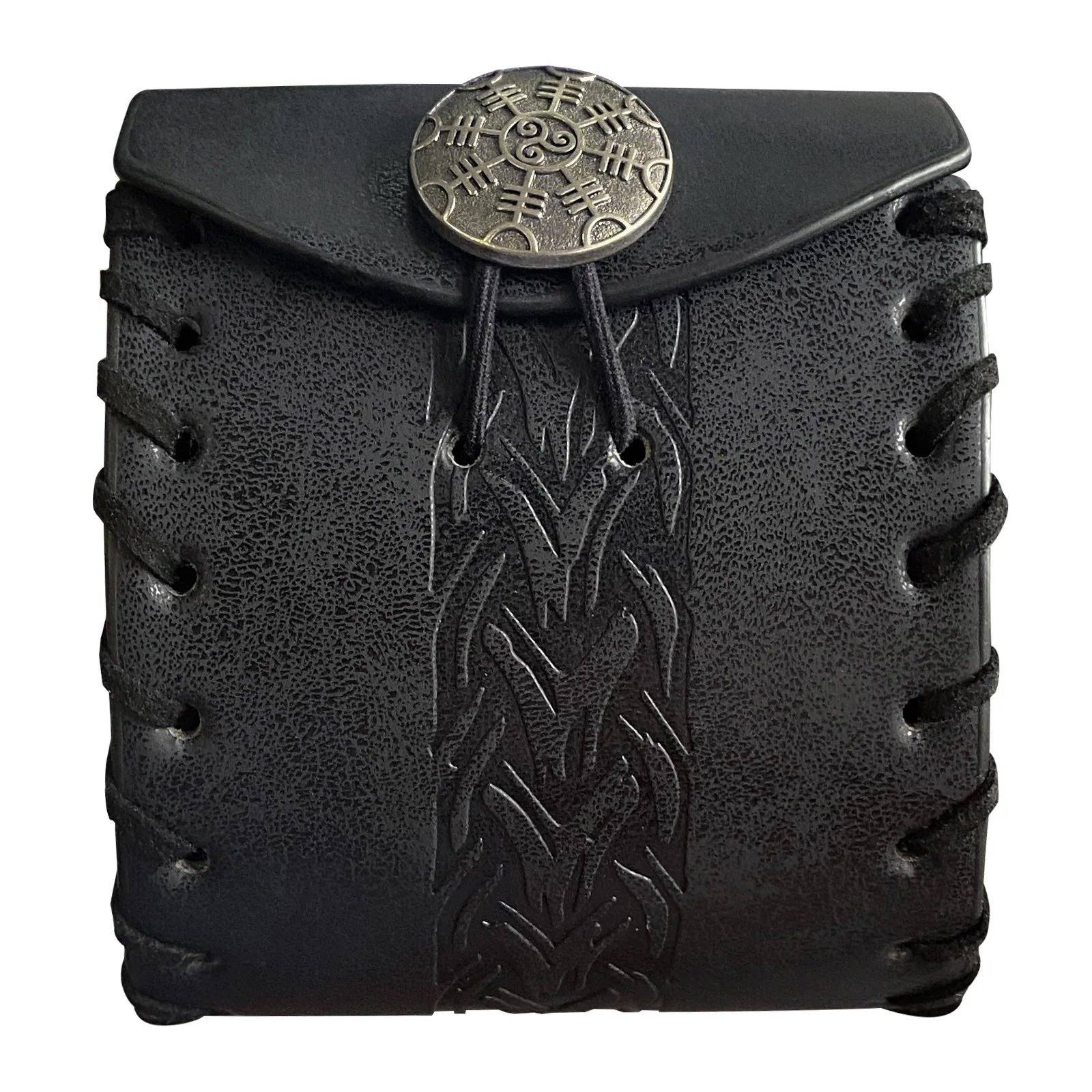 Medieval Belt Bag PU Leather Coin Purse Mini Waist Belt Pouch Renaissance Viking Knight Pirate Larp Cosplay Props Wallet