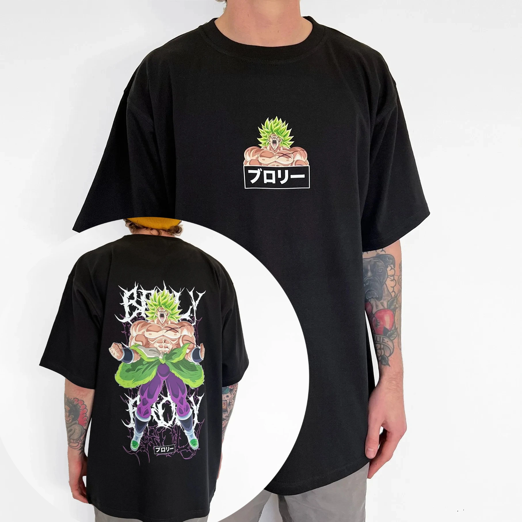 

Dragon Ball Trend с коротким рукавом Летний тренд Комфортная спортивная повседневная одежда с коротким рукавом Популярная одежда для пар Половина рукава с коротким рукавом