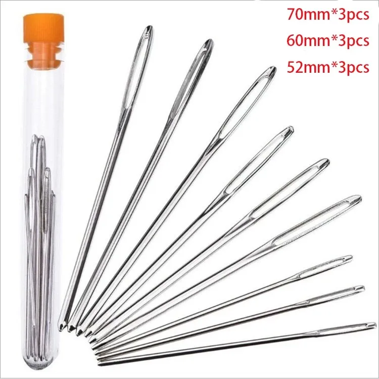 Großes Handnähnadel-Set mit Großen Ösen, Nähnadeln für Garn, Stickerei & Schmuckherstellung, Haushaltsnähzubehör