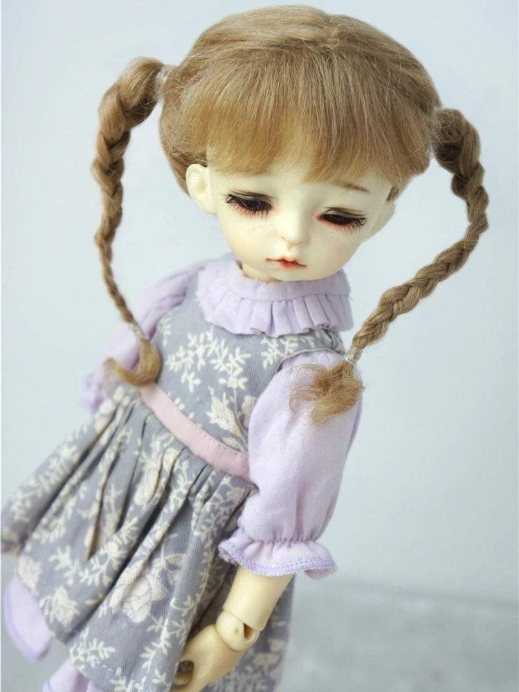 Full Sizes Charactor Doll Hair JD551 Pip Long Braids Mohair BJD Doll Wigs