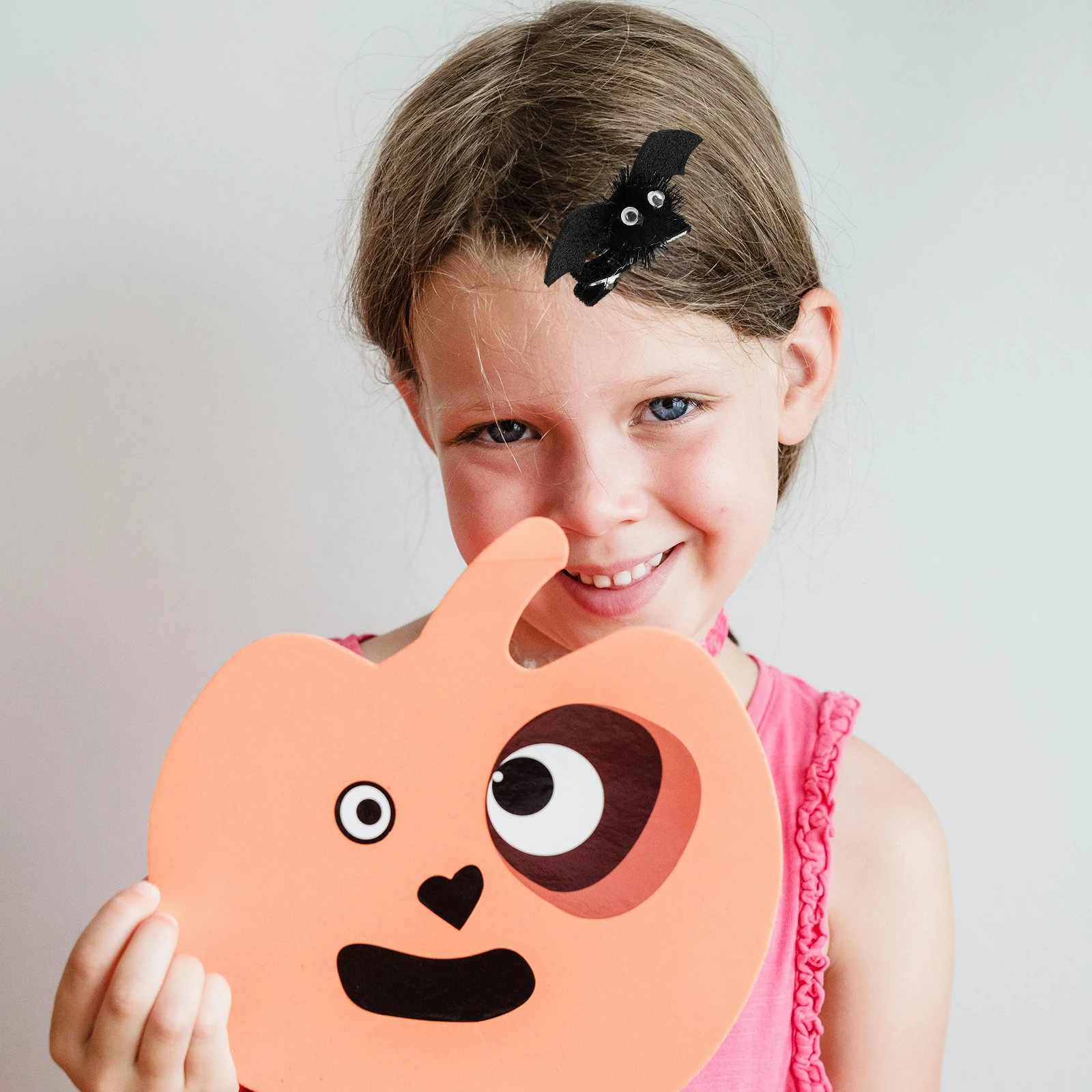 

6 Pcs Bat Hairpin Halloween Costume Kids Accessories Ghost Wings Shape Black Purple ange Hair Clips for Women Party Hats