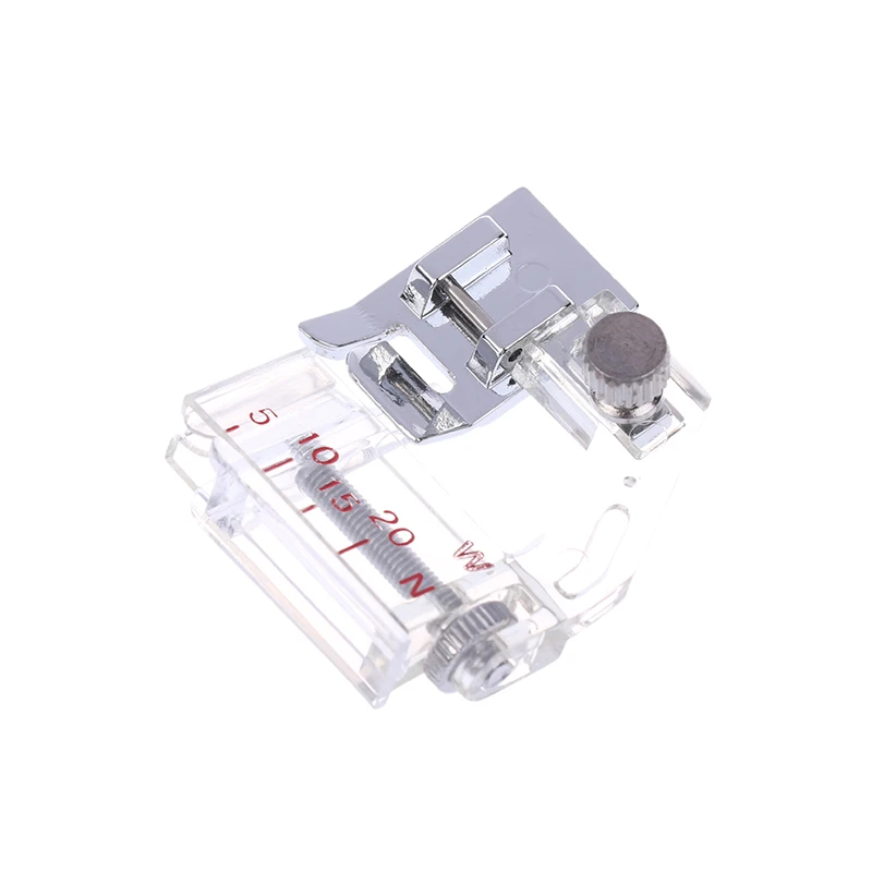 Adjustable Bias Tape Binding Foot Snap On Presser Foot For Most Of Low Shank Sewing Machine Accessories