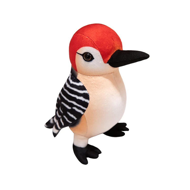 20/25cm Kids Plush Toys Woodpecker Cute Soft Stuffed Animal Bird Doll Children  Birthday Xmas Gift For Kids Bird Enthusiasts