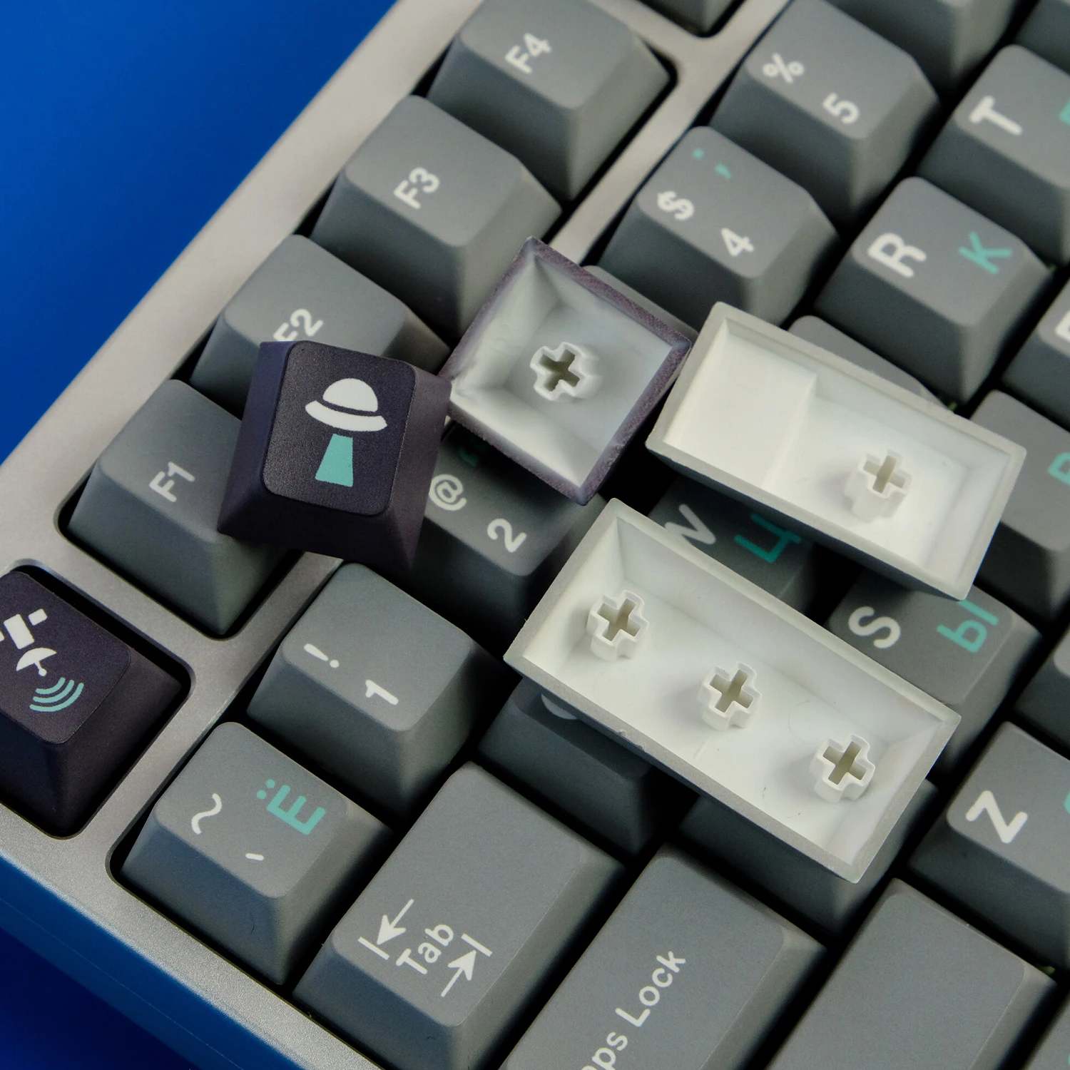 120 مفاتيح 404 أغطية مفاتيح Cherry الشخصي الإنجليزية الروسية Keycap PBT صبغ التسامي الميكانيكية لوحة المفاتيح Keycap ل MX التبديل 61/64/68