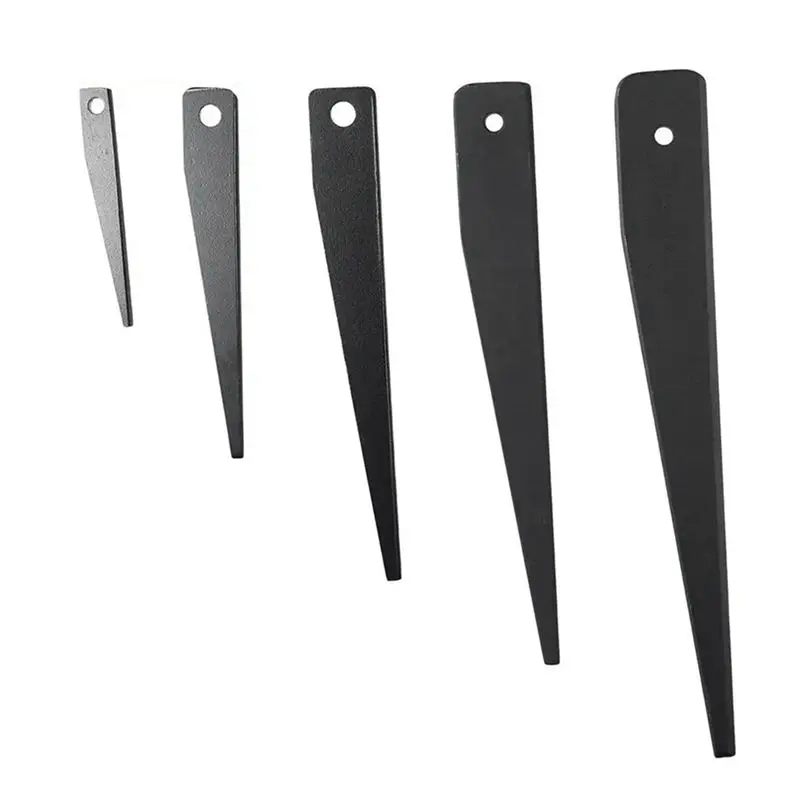AEE6-5Pcs Sleeves Morse Taper Drift Wide Application Lathe Drill Carbon Steel Straight Morse Taper