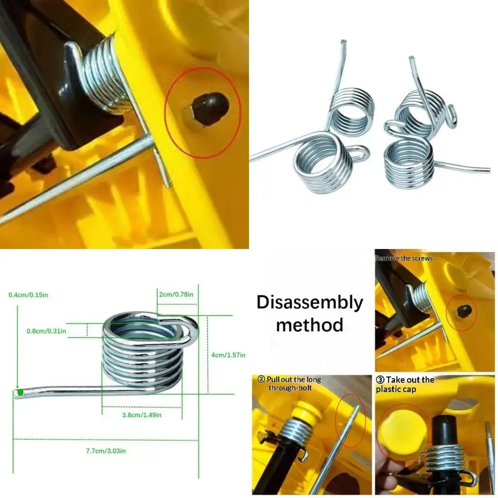 

D0AB 10 шт. сверхмощный водяной пресс, сменные пружины, металлическое ведро для хранения швабры, пружина для коммерческого ведра