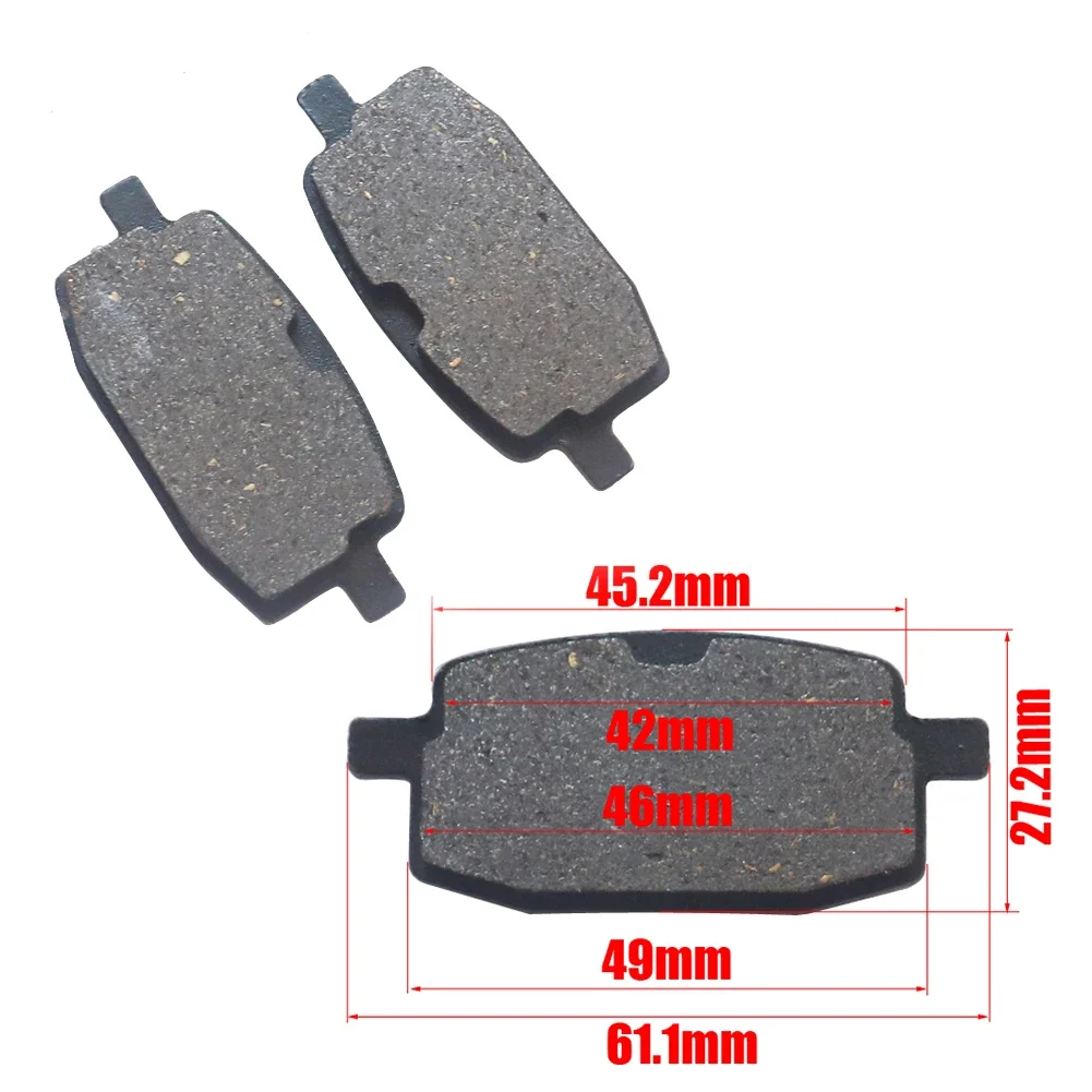 For Yamaha Jog Jog-50 Aprio Axis Zuma 50cc BWS 2-stroke Scooters Front Brake Pads