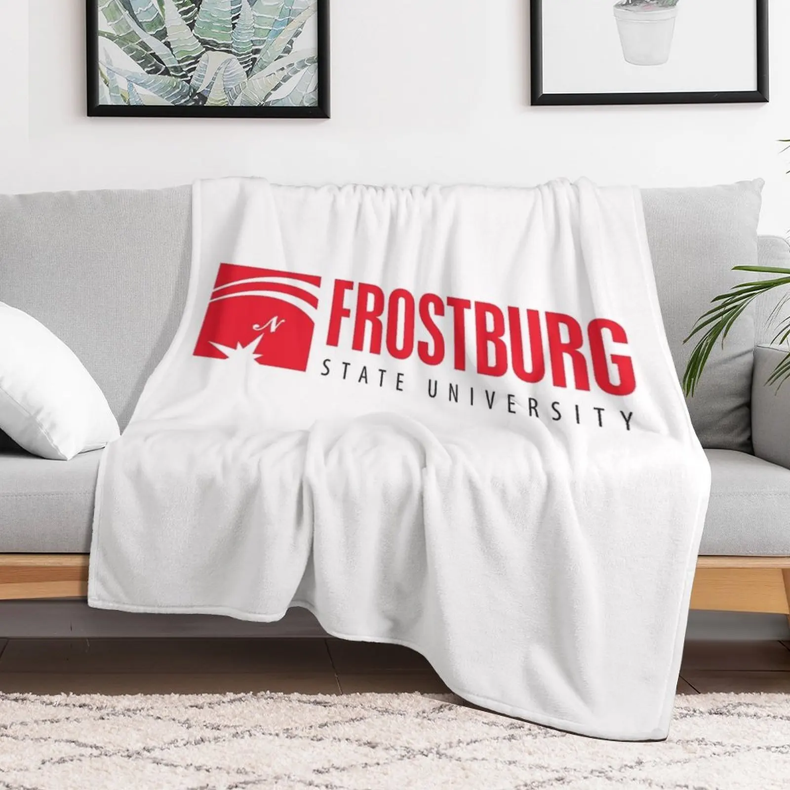 Frostburg University Redesign Throw Blanket Custom wednesday Blankets