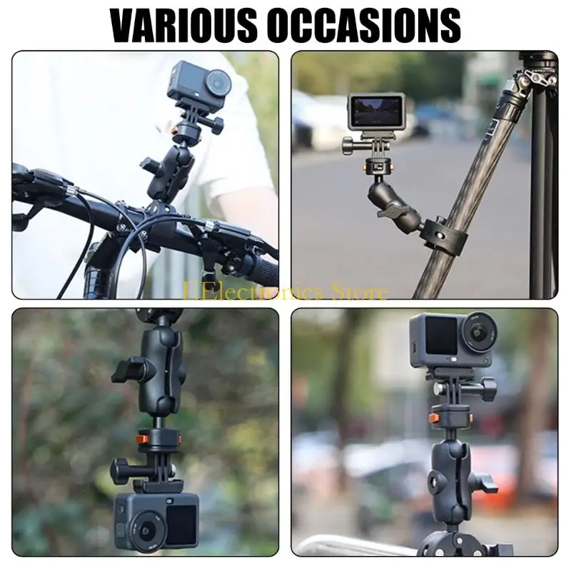 

B03C Heavy Duty Clamp Mount For Action Camera Wide Compatibility And Secure