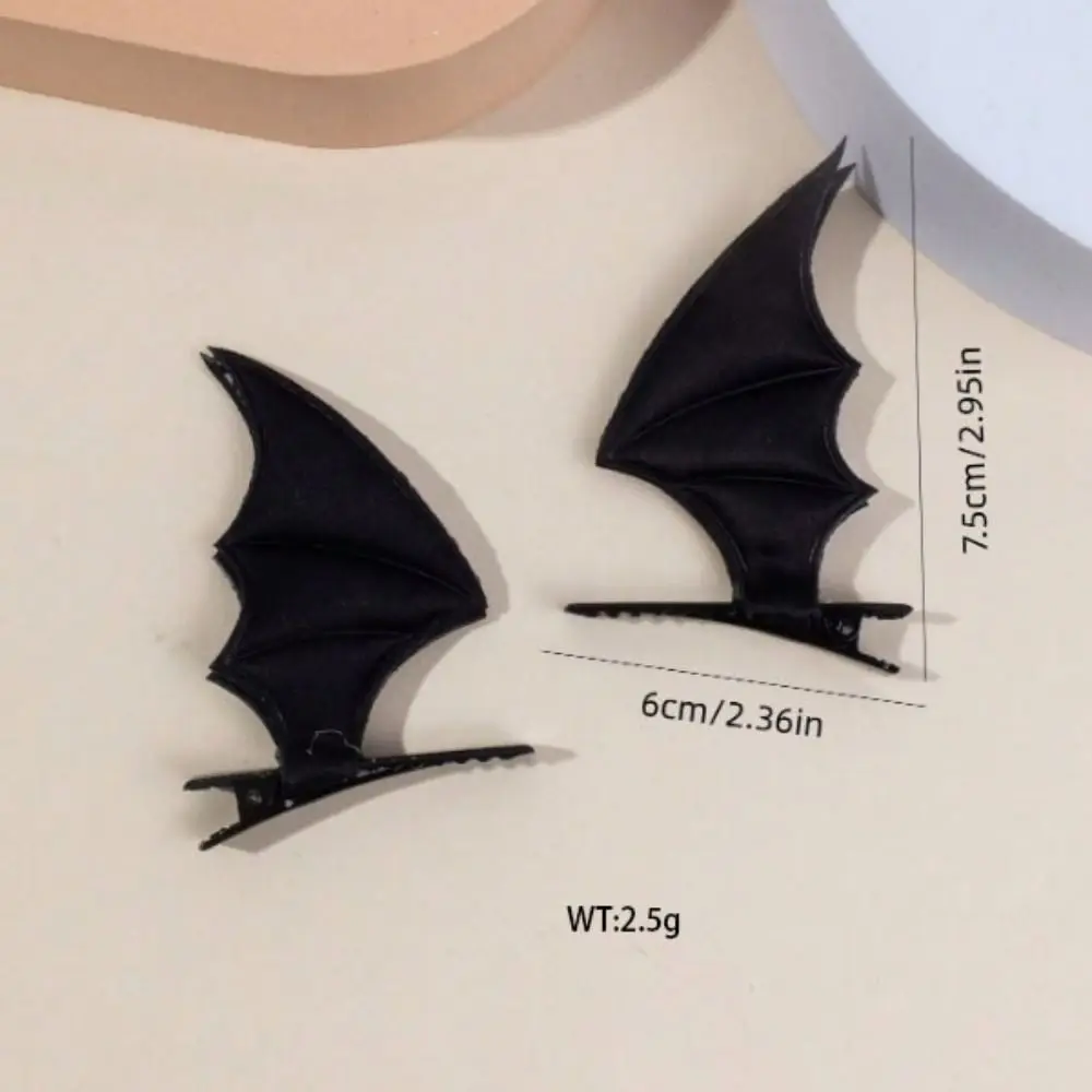 Tema Halloween Party Wear Devil Hair Clip Gothic Punk Bat Wing Barrette copricapo Cosplay puntelli Head Decor Female