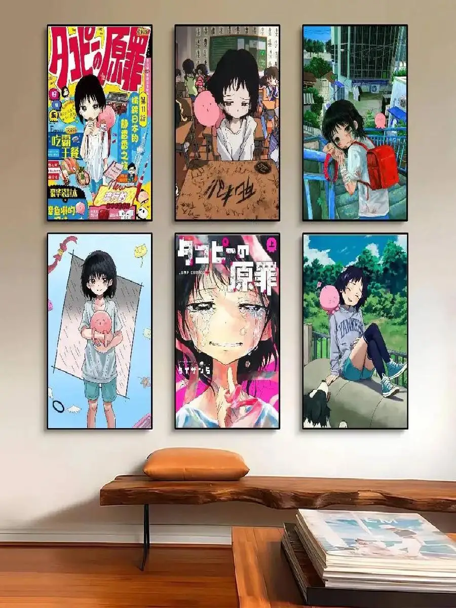 أنيمي تاكوبيس OO الأصلي الخطيئة ملصق جدار ديكور فني للمنزل غرفة ديكور اللوحة الرقمية غرفة المعيشة مطعم المطبخ الفن