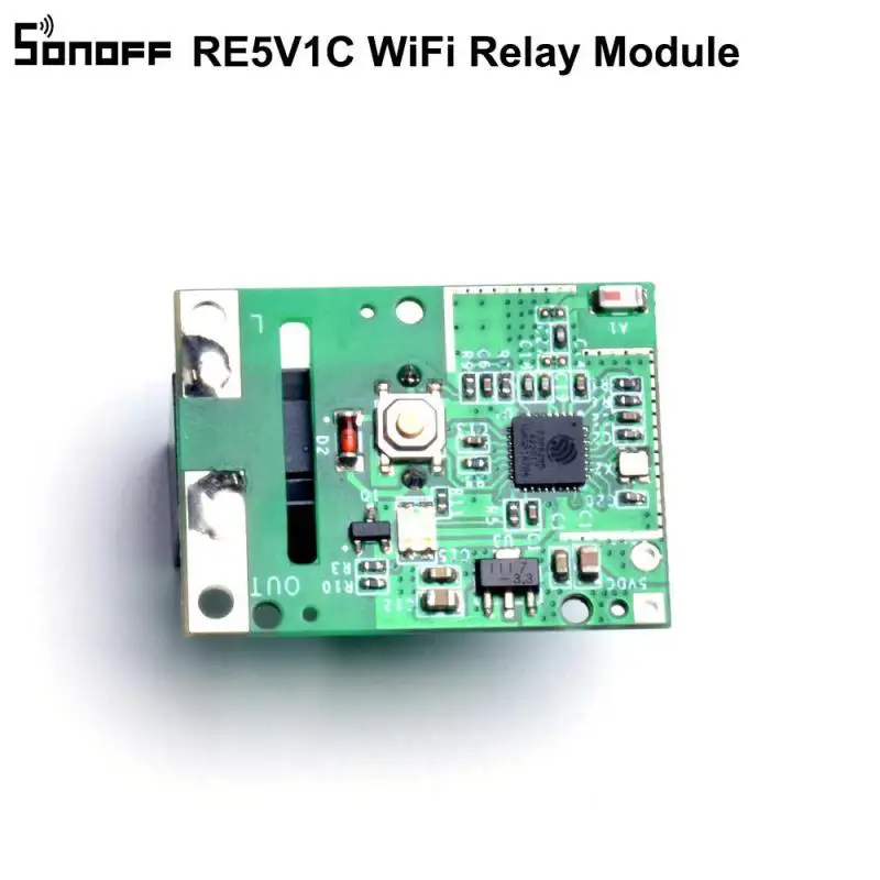 SONOFF RE5V1C Wifi DIY Switch 5V DC Relay Module Smart Wireless Switches Inching/Self-locking APP/Voice Remote ON/OFF Modules