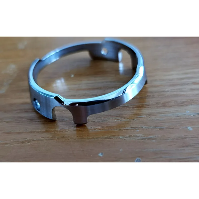 Modified Accessories SNJ025P1 SNJ027P1 Diving Watch Light Tank Stainless Steel Substitute Guard Ring Size 47.6mm