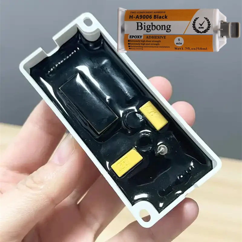 Strukturkleber 1:1 Epoxidharz-Klebstoff Schwarz AB-Kleber 50ml Zweikomponenten-Starkklebstoff 5 Minuten Bigbong Dichtungsmittel Epoxidharze – Detail 2