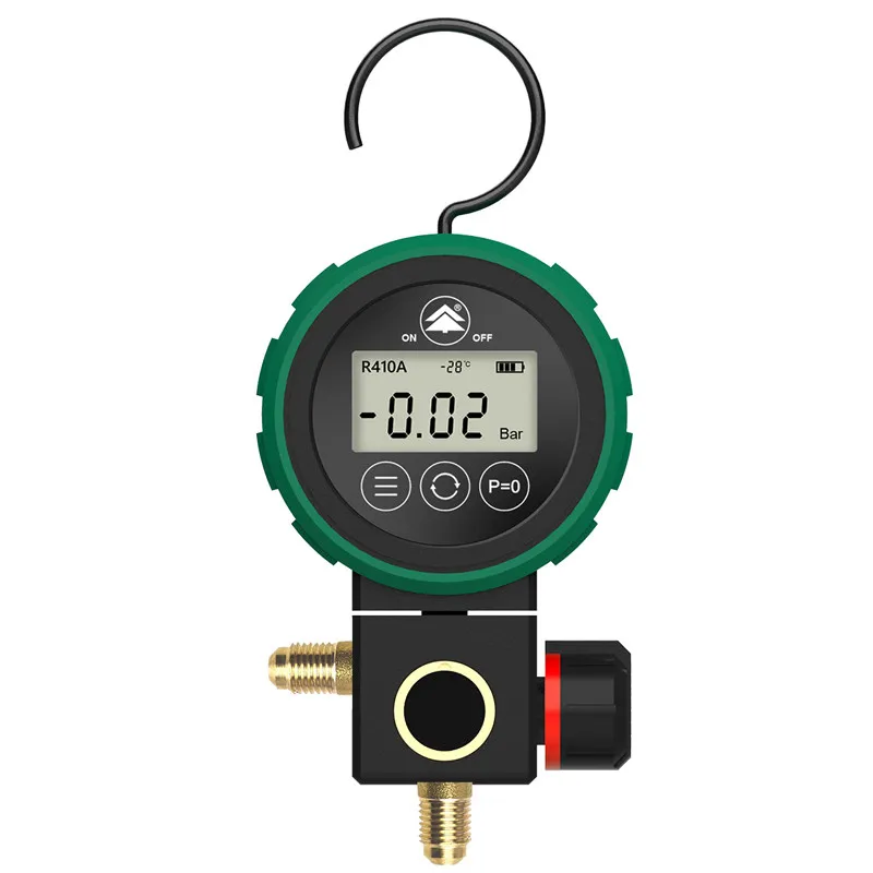 Digital display air conditioner refrigerant fluoride meter refrigerator automobile refrigerant high and low pressure gauge