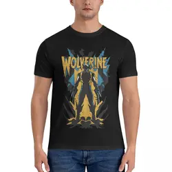 Wolverine Unleashed Men's T Shirts Deadpool And Wolverine Leisure Tee Shirt Short Sleeve Crew Neck T-Shirts Pure Cotton New