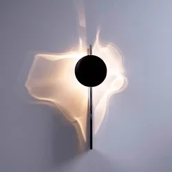 2024 New Luxury Glossy Wall Lamps Living Room Background Wall Bedroom Corridor Atmosphere Sconce Modern Wall Decoration Rotate