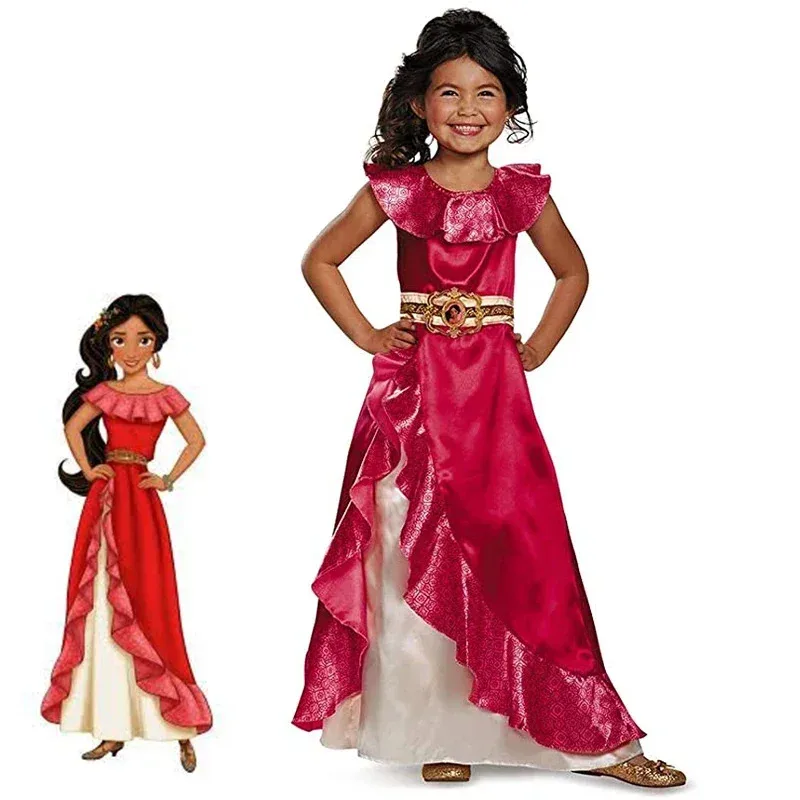 

2024 Elena Princess Fancy Dress Halloween Costume For Girls