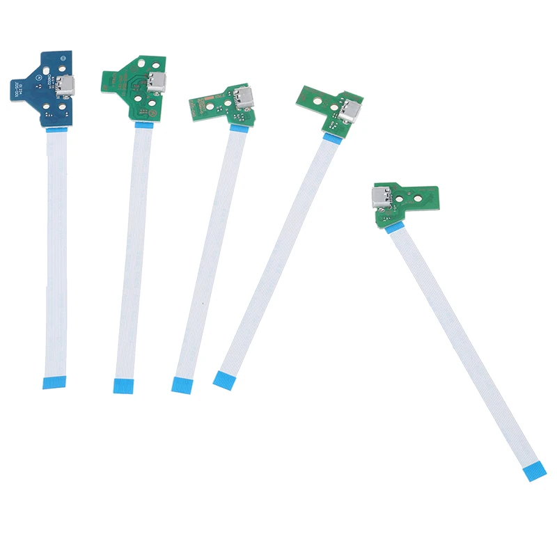 USB Carregamento Porta Socket Circuit Board Módulo, 12Pin, JDS 011 030 040 para PS4 Controlador, Alta Qualidade