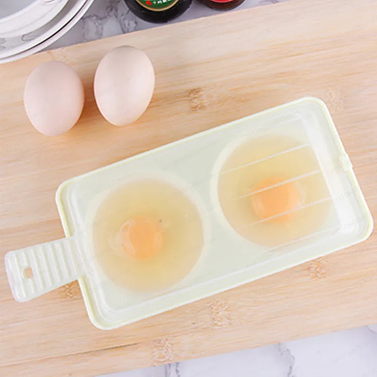 Fun Kitchen Breakfast Portable Cooker DIY Mold Microwave Oven Steamer Can Boil 2 Eggs at a Time Manufacturer