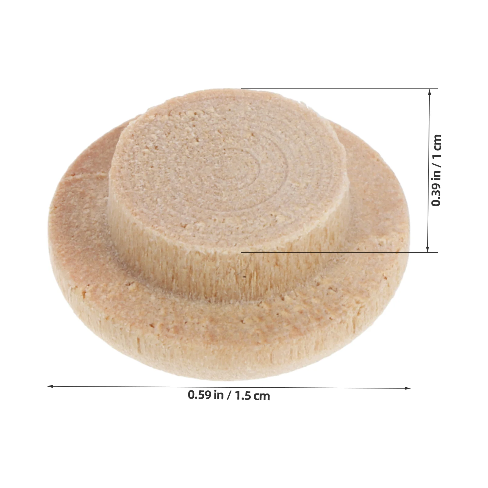 Tappi per fori in legno per coperture per scale in faggio da 100 pezzi per fori per mobili Vite decorativa per armadio