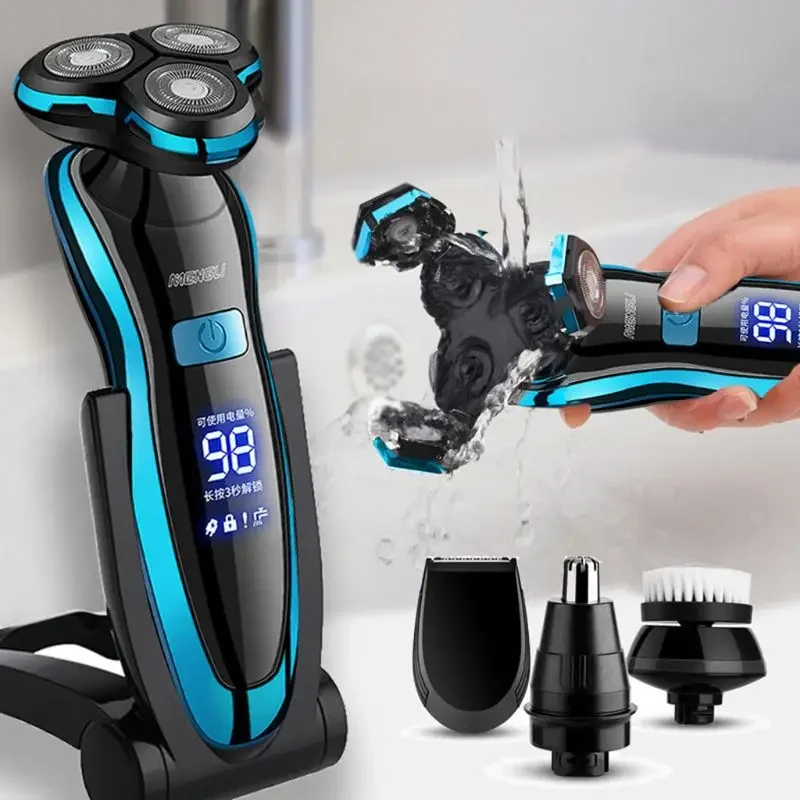 Electric Razor Electric Shaver for Men Wet-Dry Dual Use Water Proof Fast Charging